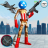 US Capitain Army Stickman Rope Hero Gangstar Crime Game icon