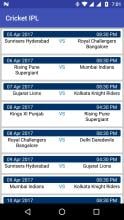 Cricket IPL T20 Schedule 2017 APK Download for Android