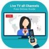 Live TV all channels free online guide Application icon