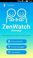 Captura de pantalla de ZenWatch Message- private talk APK #1