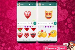 Captura de pantalla de WAStickersapp Love app for whatsapp APK #3