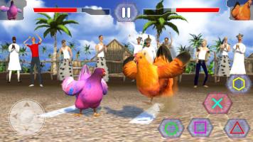 Farm Chicken vs Wild Rooster: Angry Cock Fighting APK Ekran Görüntüsü Küçük Resim #2