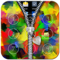 Abstract Passcode Zipper Lock Apk