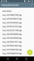 Vlog Audio Recorder APK スクリーンショット画像 #1