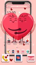 Cute Heart Couple Theme APK Download for Android