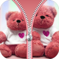 Teddy Bear Zipper Lock Apk