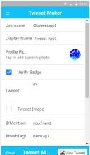 Tweets Maker, create fake tweets APK Download for Android