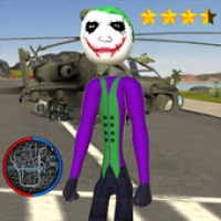 Joker Stickman Rope Hero Gnagster Crime APK 电影海报图片