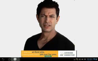 Jeff Goldblum Staring Contest APK Screenshot #2