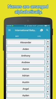 International Baby Names Popular Boy Girl Names On Windows Pc Download Free 1 1 Com Dswebapp Allbabynames