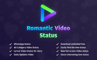 Romantic Video Status APK Снимки экрана #1