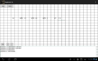 Algebratic XL - algebra tools APK Gambar Screenshot #3