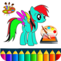 Coloring Horse Pony Book Cute Apk