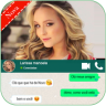 falsa conversa ao vivo com larissa manoela Application icon