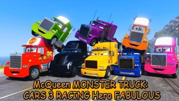 McQueen MONSTER TRUCK: CARS 3 RACING Hero FABULOUS APK تصویر نماگرفت #3