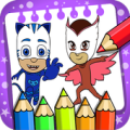 coloring Book for superhero 4: coloring Masks game Apk