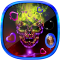 Skulls Heart Live Wallpaper Apk