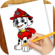 Learn to Draw Paw Patrol APK