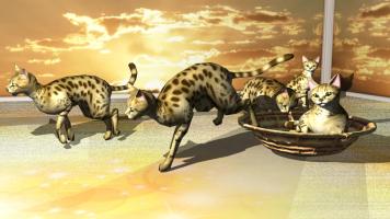 LOVE CAT!! Savannah cat (Unreleased) APK 螢幕截圖圖片 #1