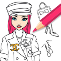 Изображения Girls Fashion Coloring Books на ПК с Windows