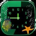 Aquarium Clock widget Apk