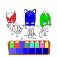 PJ-Masks Coloring Books APK Icono