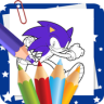 Coloring Book For Hedgehogs - Coloring Shadow Game Application icon