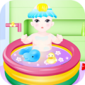 Cute Baby Bath Game HD Apk