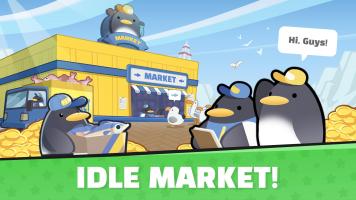 Penguin Market : Idle Tycoon Manager APK تصویر نماگرفت #1