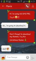 GO SMS PRO - Theme Christmas APK צילום מסך #3