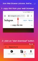 Captura de pantalla de Descargador de videos para Instagram APK #3