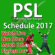 PSL 2017 Schedule &amp; Fixtures APK