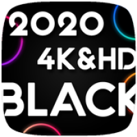 Black Wallpaper Full HD 4K - Black Wallpaper 2020 APK 포스터