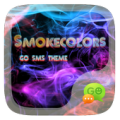 (FREE)GO SMS SMOKECOLORS THEME Apk