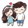 Love &amp; Romantic Stickers For Whatsapp - WAStickers Application icon