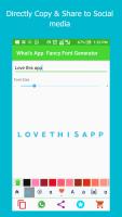 Anteprima screenshot di WhatsApp Fancy Font Generator APK #4