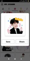 BTS Stickers For Share – BTS Emoji APK 螢幕截圖圖片 #6