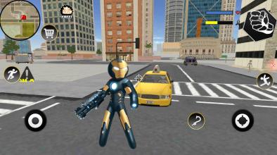 Black Iron Stickman Rope Hero Crime Gangstar APK Download for Android