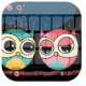 Cute Colorful Owl Keyboard Theme APK