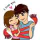 Love Story WAStickers - Stickers for WA APK