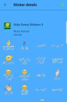 Funny Best Urdu WAStickers 2020 - Urdu Stickers APK Gambar Screenshot #5