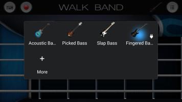 Walk Band Fingered Bass sound APK capture d'écran Thumbnail #3