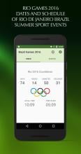 Brazil Games Rio 2016 Schedule APK Download for Android