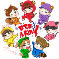 BTS Stickers For Share – BTS Emoji APK 電影海報圖片