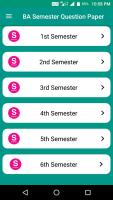 BA Semester Old Question Paper- Gauhati University APK تصویر نماگرفت #1