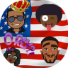 Afro-Emoji : African American Emojis and Stikers Application icon