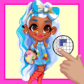 Pixel dolls Surprise coloring by numbers Apk