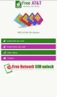 Free AT&amp;T Unlock Mobile Phone APK ภาพหน้าจอ #1