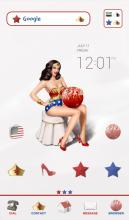 pinup wonder woman dodol theme APK Download for Android