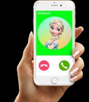 Fake Call From Princess Elsa APK ภาพหน้าจอ #1